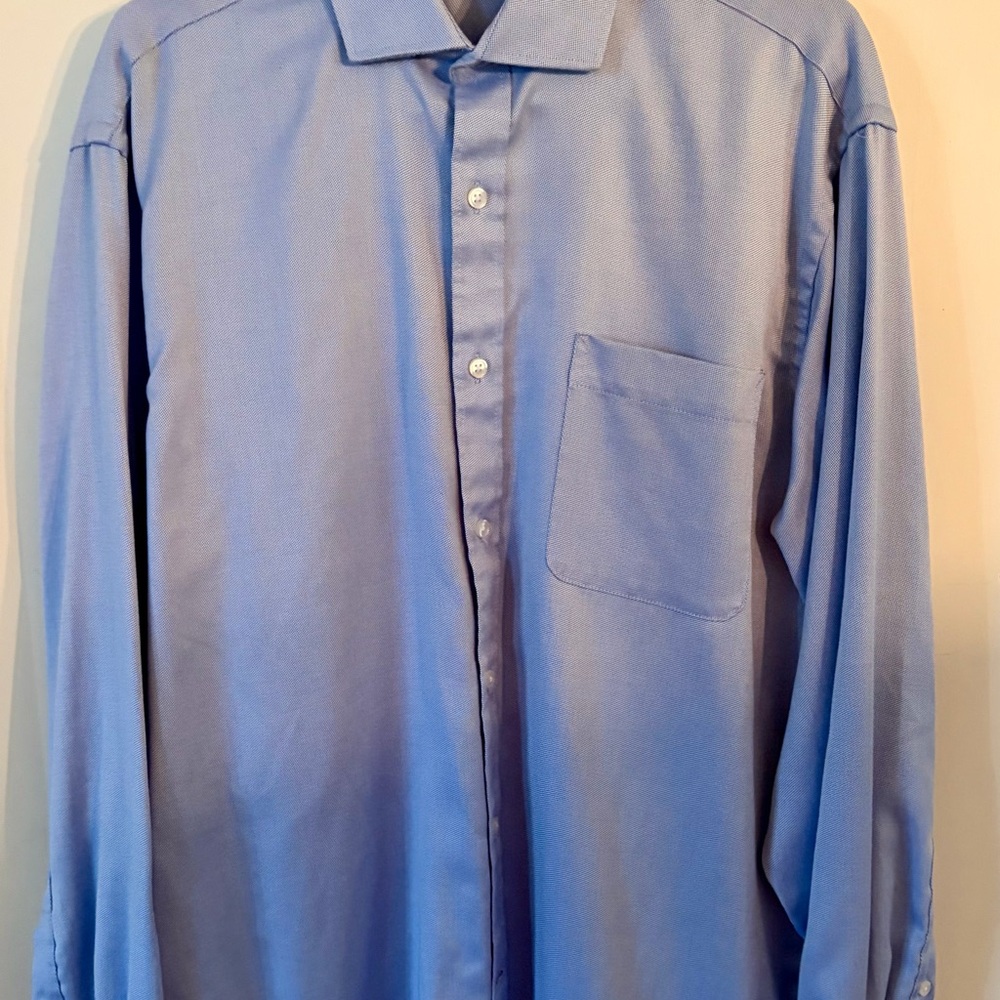 Tommy Hilfiger Light Blue Long-Sleeve Dress Shirt
